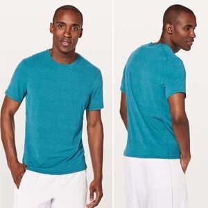 Lululemon Men’s In Mind Short Sleeve in Heathered Cyprus Size XL